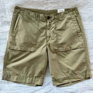 Billy Reid Everett Short - Lightweight Cotton - Sz 32 - Green